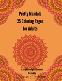 Pretty Mandala, 25 Coloring Pages for Adults/Mandala Pages