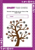 Pretty Purple Piggy Bank - (Activity Sheet - Coin Tree)