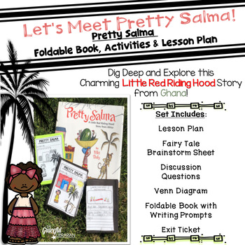 Preview of Pretty Salma Lesson Plan and Foldable Book
