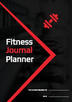 Preview of Pretty Simple Fitness journal Planners digital Fitness Planners