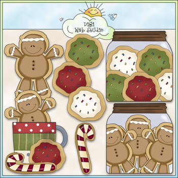 plate of sugar cookies clipart