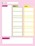 Pretty in Pink Day and Week Planner