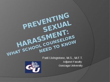 Preview of Preventing Sexual Harassment: What School Counselors Need to Know