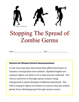 Preview of Preventing The Spread of Zombie Germs!