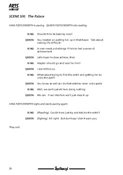 Preview of Preview Pages For Spellbound Readers Theater Drama Club Script