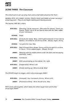 Preview of Preview Pages For The Trouble With Young People Today Readers Theater Script