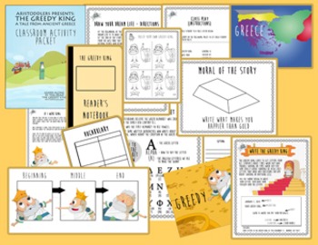 Preview of Preview: The Greedy King Classroom Activity Packet (Aristoddlers)