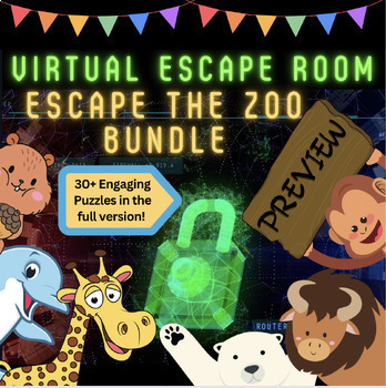 Preview of Preview of Escape the Zoo Bundle