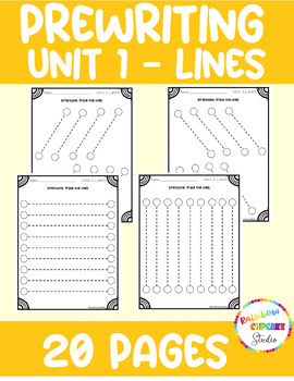 Preview of Prewriting Worksheets Unit 1 | Writing Practice | Tracing Worksheets