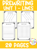 Prewriting Worksheets Unit 1 | Writing Practice | Tracing 