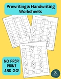 Prewriting and Handwriting- Copy Straight Lines Worksheets
