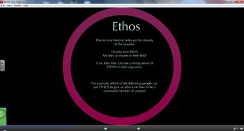 Preview of Prezi - Aristotle's Argumentation Rhetoric: Ethos, Pathos, Logos