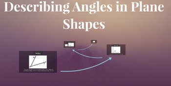 Preview of Prezi: Describing angles found in plane shapes