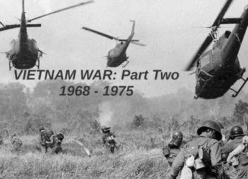 Preview of Prezi Presentation - "The Vietnam War: Part 2" w/Guided Notes Worksheet