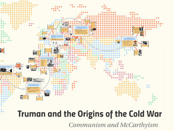Preview of Prezi Presentation - "Truman and the Cold War" w/Guided Notes Worksheet