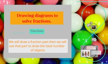 Preview of Prezi Presentation on How to Draw Diagrams to Solve Fraction Word Problems