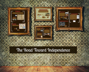 Preview of Prezi Presentation - "The Road Toward Independence" with Guided Notes Worksheet