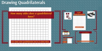 Preview of Prezi:Drawing Quadrilaterals/Comparing Quadrilaterals and Polygons