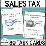 Sales Tax Task Cards