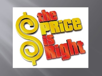 Preview of Price is Right - Budgeting Game (College Version) *NEW!!!