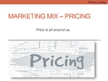 Preview of Pricing - Marketing Mix