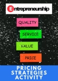 Pricing Strategies Activity
