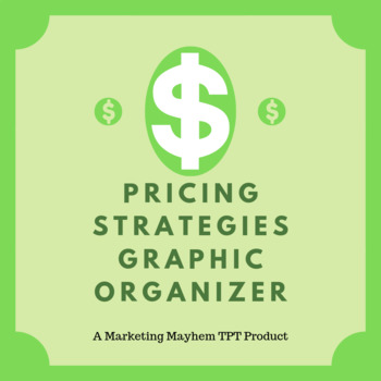 Preview of Pricing Strategies Graphic Organizer