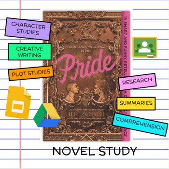 Preview of Pride: A Pride and Prejudice Remix Novel Study