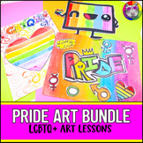 LGBTQ Pride Art Lessons | LGBTQ+ Art Project & Activity Bundle
