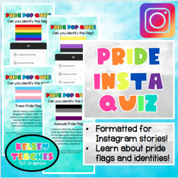 Preview of Pride Flag Instagram Pop Quiz! Celebrate LBGT and queer identities on stories!