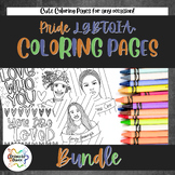 Pride LGBTQIA+ Coloring Page Bundle! (15+ Pages!)
