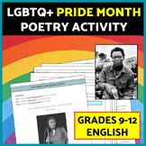 Pride Month 2024  LGBTQIA+ English High School Author Stud
