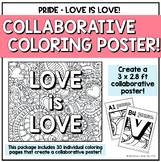 Pride Month Activity - Craft - Collaborative Coloring - Po