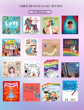 Preview of Pride Month Book List K-3