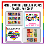 Pride Month Bulletin Board Bundle | LGBTQIA+ Inclusive Jun