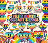 Pride Month Clip Art Png Bundle, LGBTQ Clip Art Png Bundle