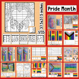 Pride Month Craft LGBTQ Bulletin Board Coloring Activities