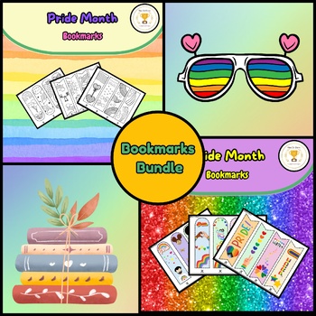Preview of Pride Month - LGBTQIA+ Bookmarks