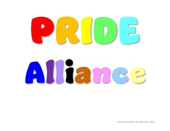 Preview of Pride Month Presentation for Elementary/Middle Aged GSAs and Pride Alliances