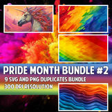 Pride Month SVG, PNG and JPG Bundle #2