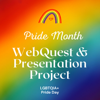 Preview of Pride Month WebQuest - Comprehensive LGBTQ+ Organizations Exploration Activity 