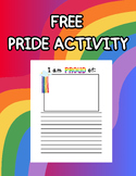 Pride Month Writing Prompt & Coloring Sheet