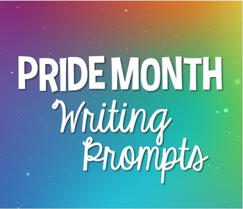 Preview of Pride Month Writing Prompts