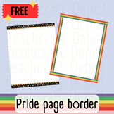 Pride Page Border FREE!