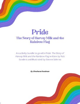 Preview of Pride: The Story of Harvey Milk and the Rainbow Flag Activity Bundle