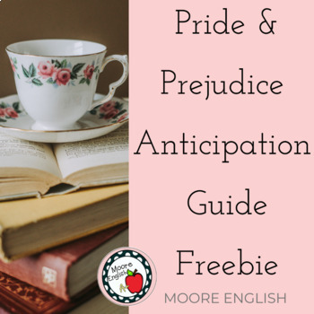 Preview of Pride and Prejudice Anticipation Guide Freebie / Google Ready and Fillable PDF