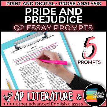 pride and prejudice ap lit essay prompts