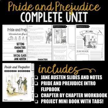 Preview of PRIDE AND PREJUDICE - Novel Study Unit Bundle