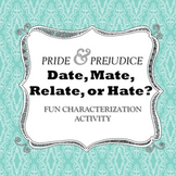 Pride and Prejudice: Fun Characterization and Textual Evid