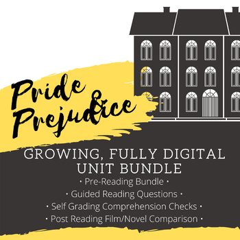 Preview of Pride and Prejudice: Full Unit BUNDLE